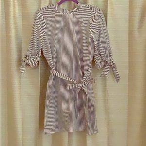 Long Sleeve Woven Dress